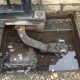 Flooded underground gate motor